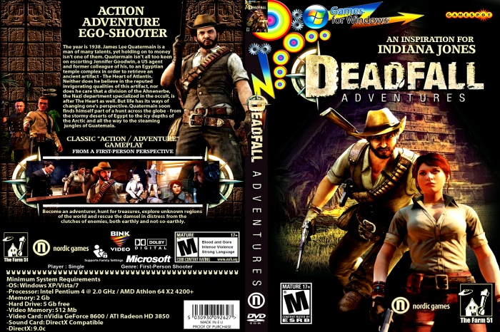 Deadfall Adventures box art cover