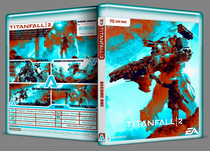 TITANFALL 2 box art cover