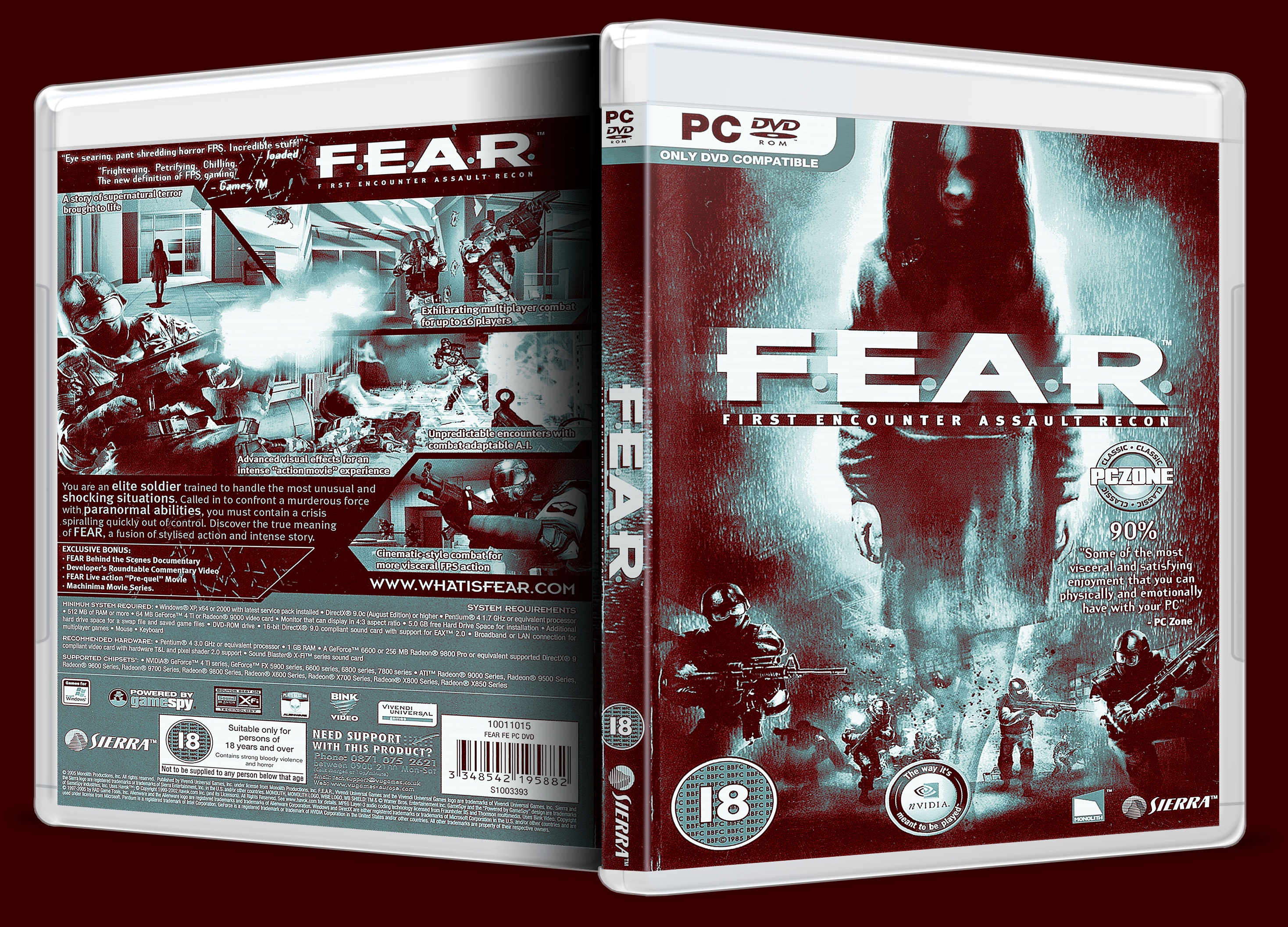 F.E.A.R. First Encounter Assault Recon box cover