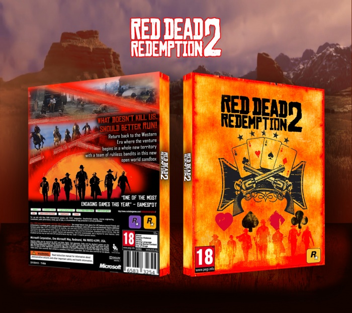 Red Dead Redemption 2 box art cover