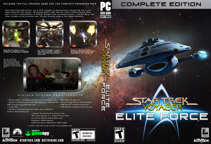 Star Trek Voyager: Elite Force box art cover