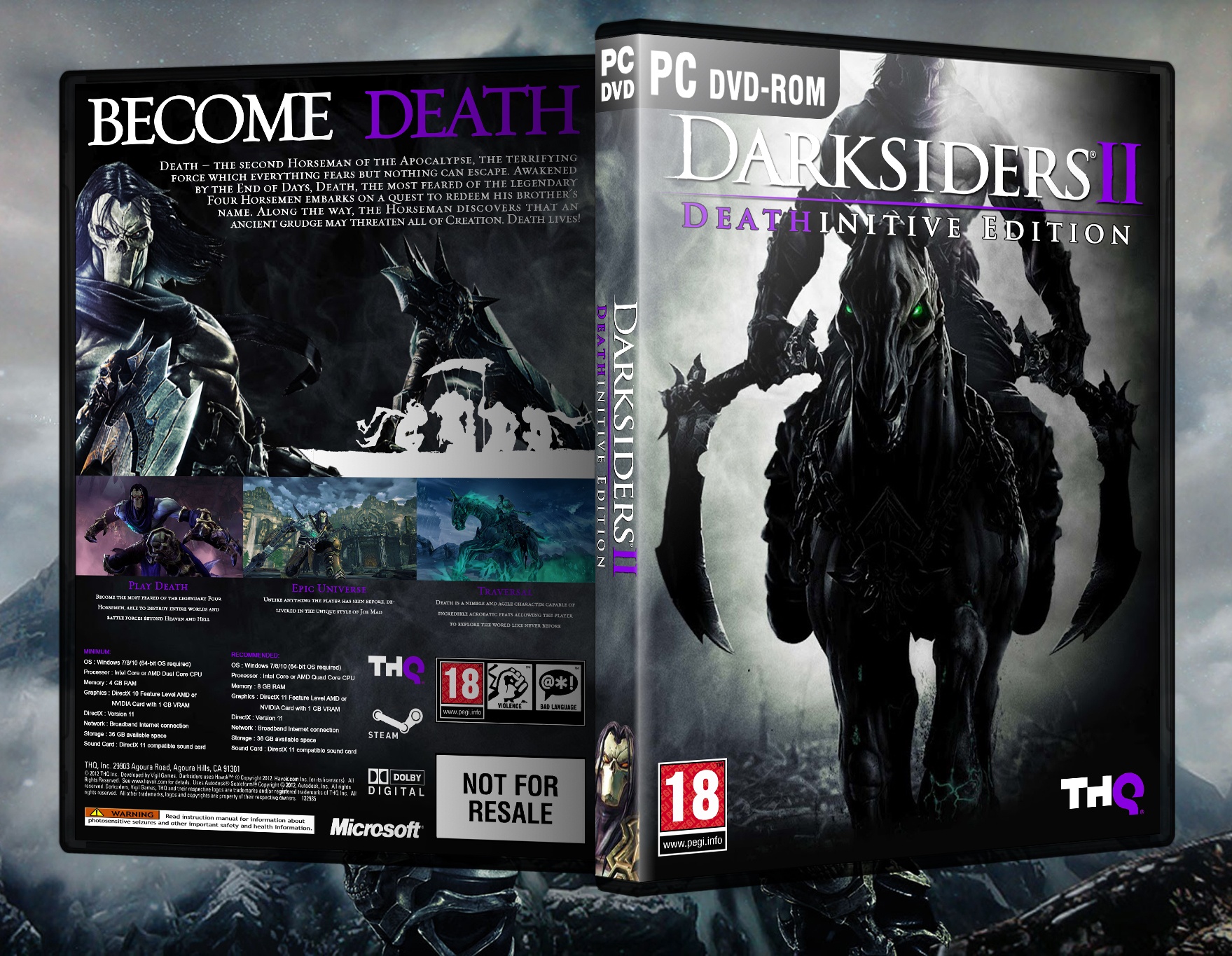 Darksiders II Deathinitive Edition box cover
