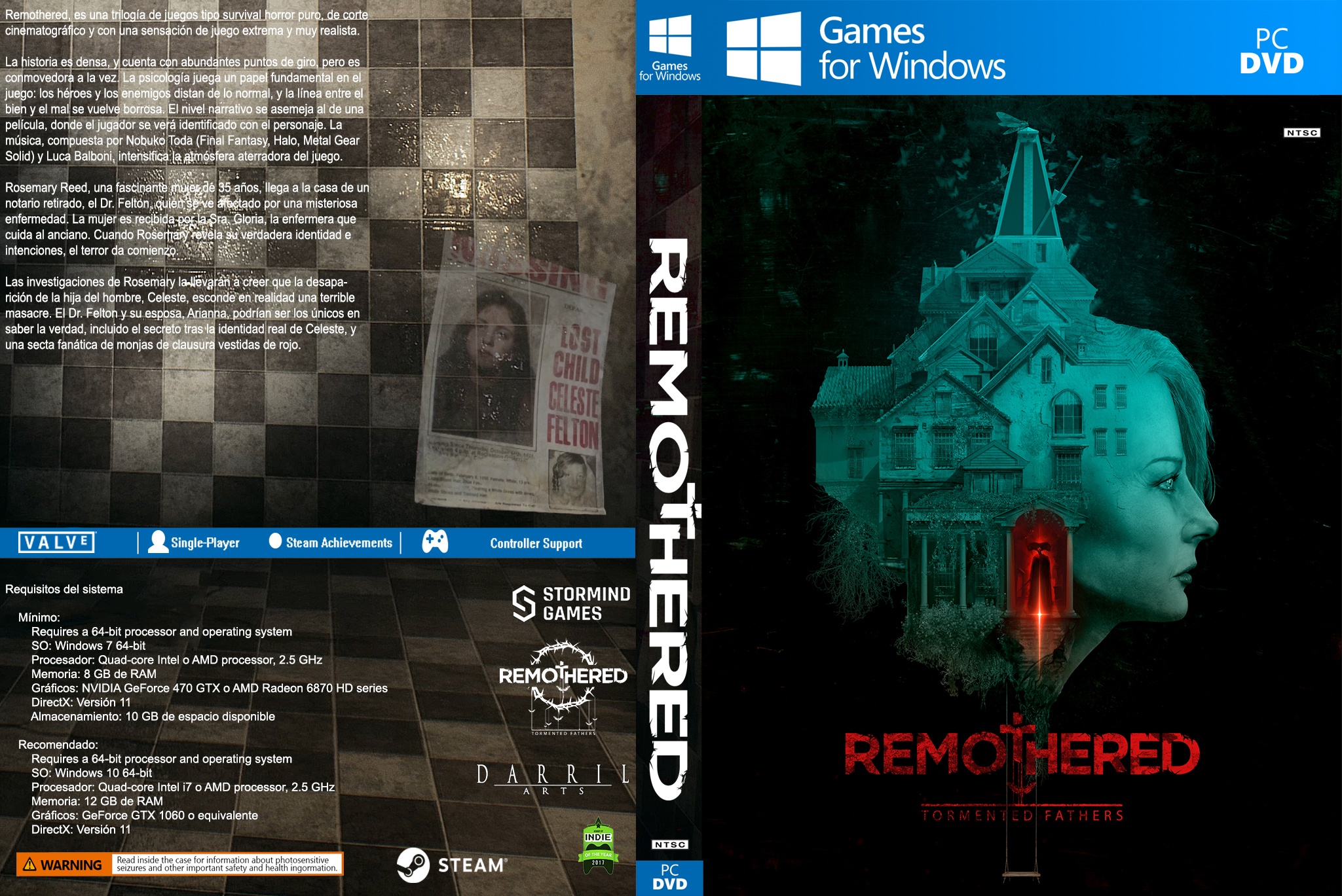 Remothered: Tormented Fathers box cover