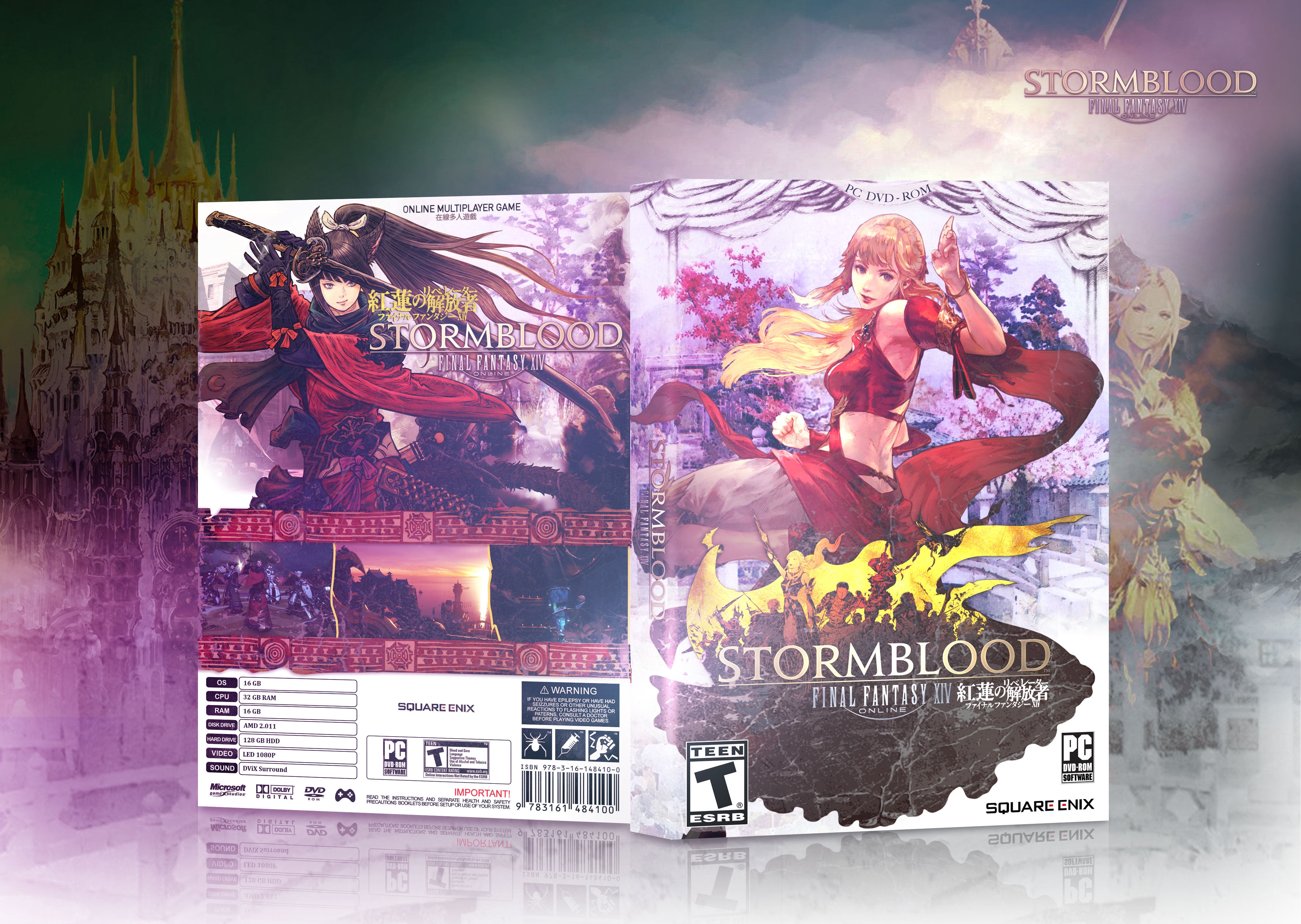 Final Fantasy XIV: Stormblood box cover