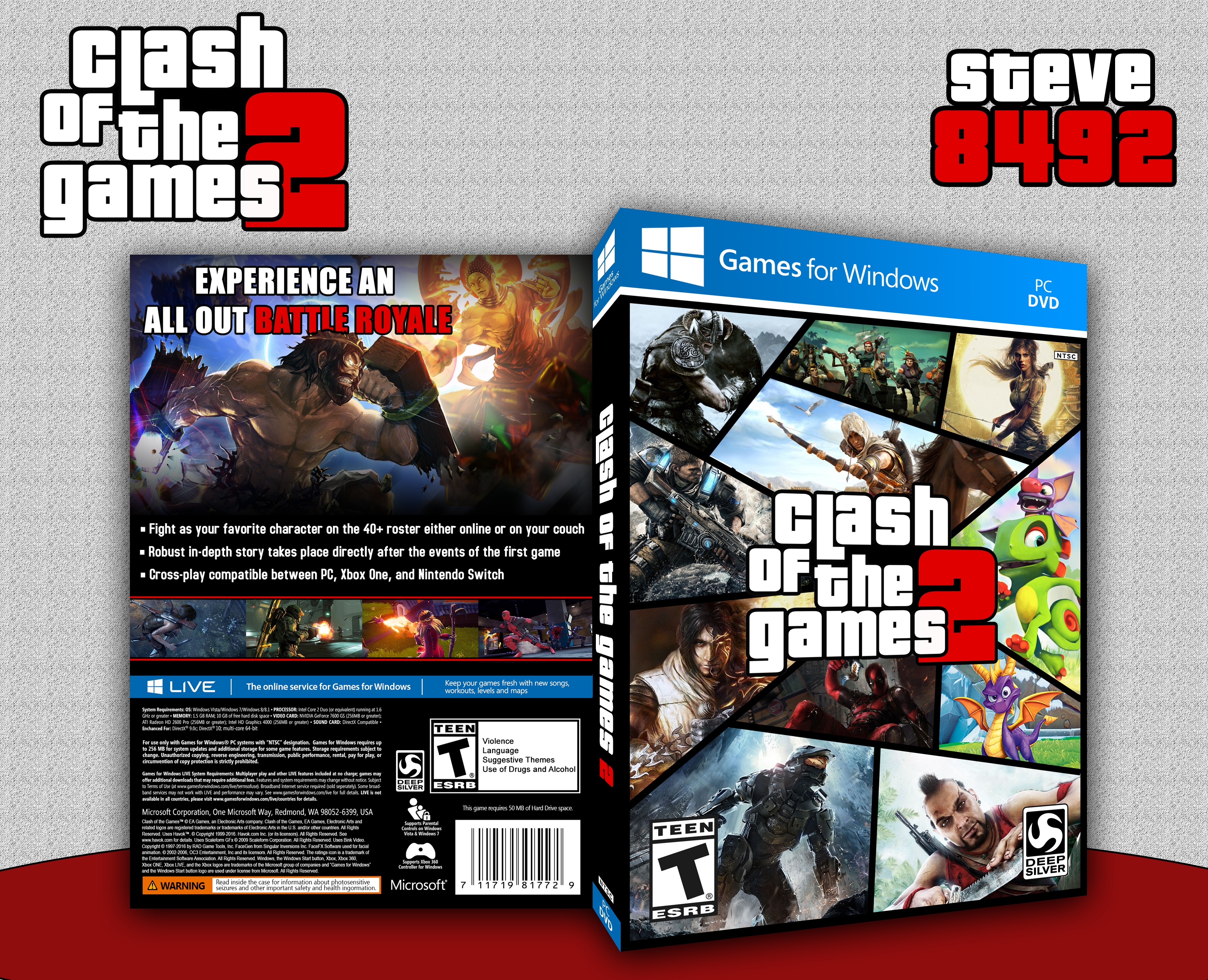 Clash Of The Games 2 box cover