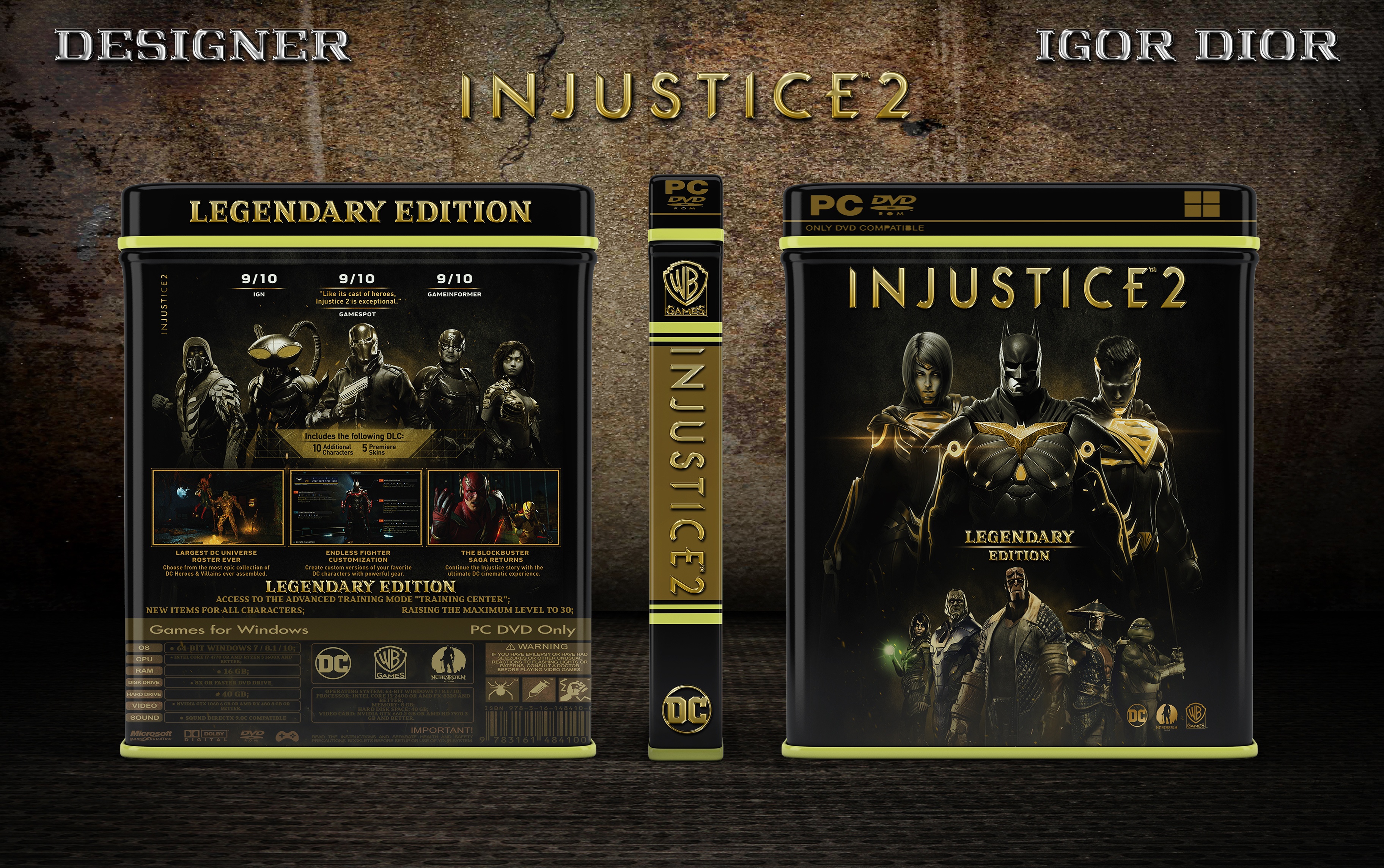 Injustice 2: Legendary Edition box cover
