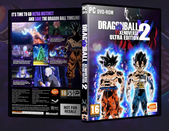 Dragon Ball Xenoverse 2 Ultra Edition box art cover