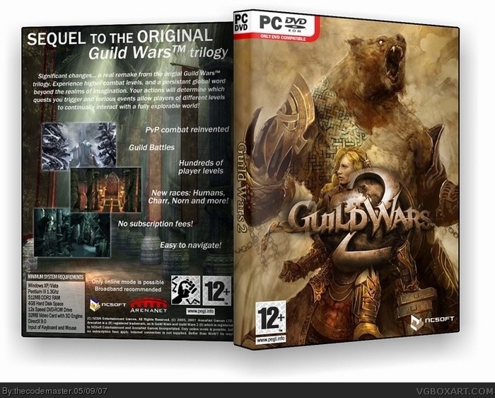 Guild Wars 2 box art cover