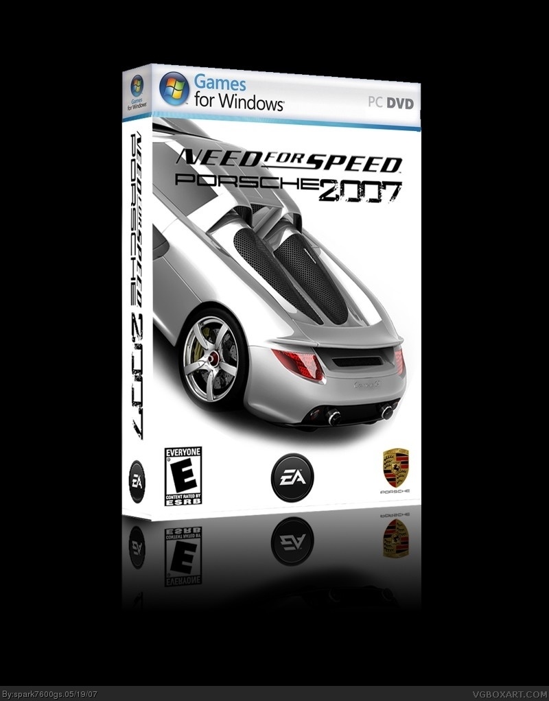 Need For Speed Porsche 2007 box cover