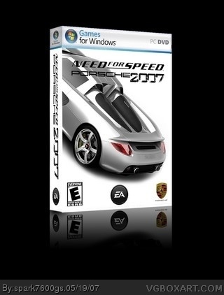 Need For Speed Porsche 2007 box art cover