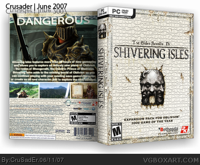 The Elder Scrolls IV: Shivering Isles Box Cover Comments