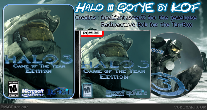 Halo 3 Game of the Year Edition box art cover