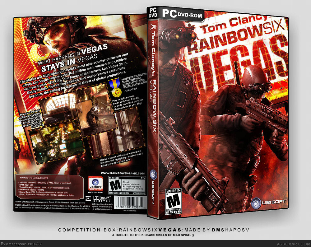 Tom Clancys Rainbow Six: Vegas PC Game - apunkagamesnet