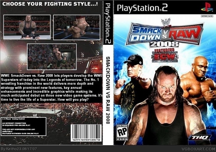 WWE Smackdown vs Raw 2009 PS2 Royal Rumble - YouTube