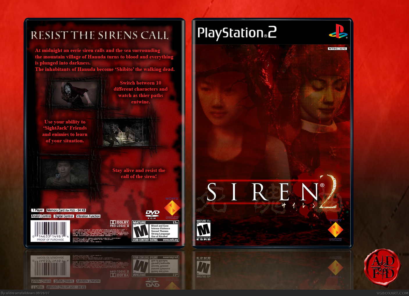 Siren 2 box cover