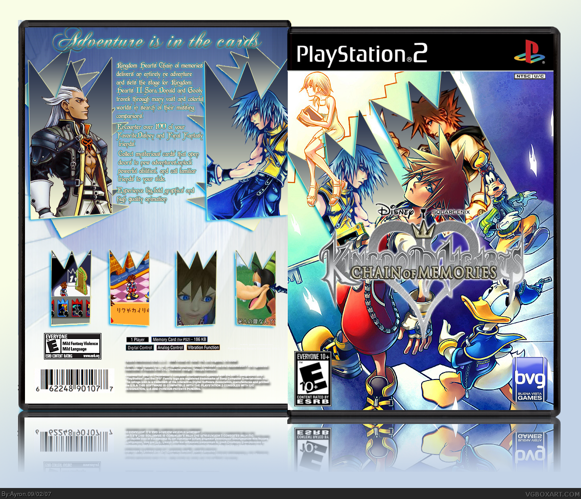 Kingdom Hearts: Chain of Memories box cover