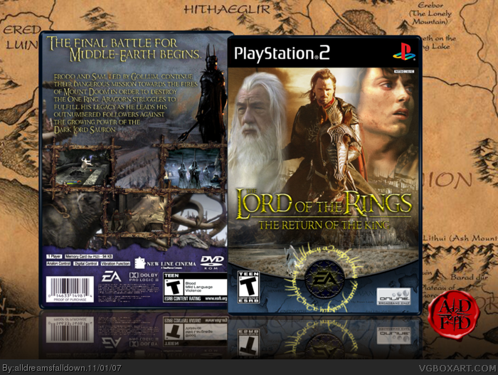 The Lord of the Rings: The Return of the King box art cover