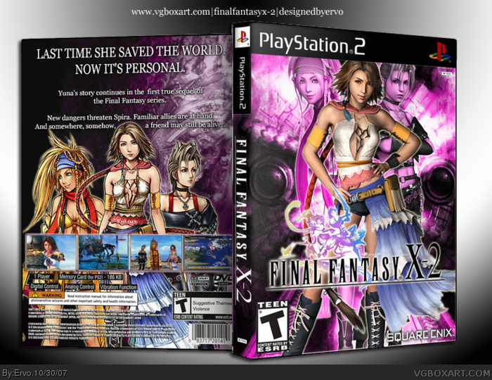 Final Fantasy X-2 box art cover