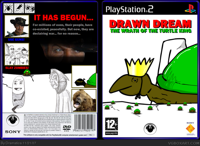 Drawn Dream: The Wrath of the Turtle King box art cover
