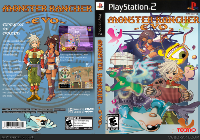 PlayStation 2 » Monster Rancher Evo Box Cover