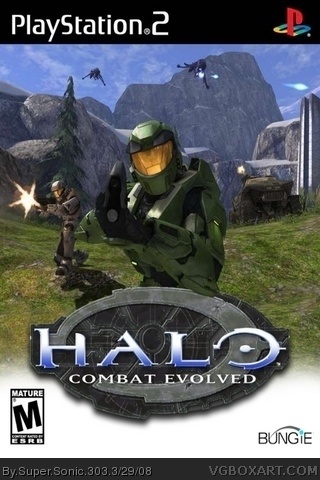 Halo Combat Evolved PlayStation 2 Box Art Cover by Super Sonic 303