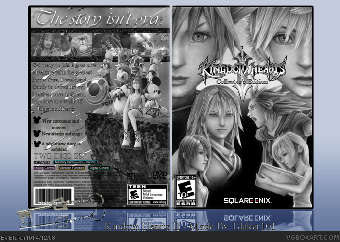 Kingdom Hearts II: Collector's Edition box art cover