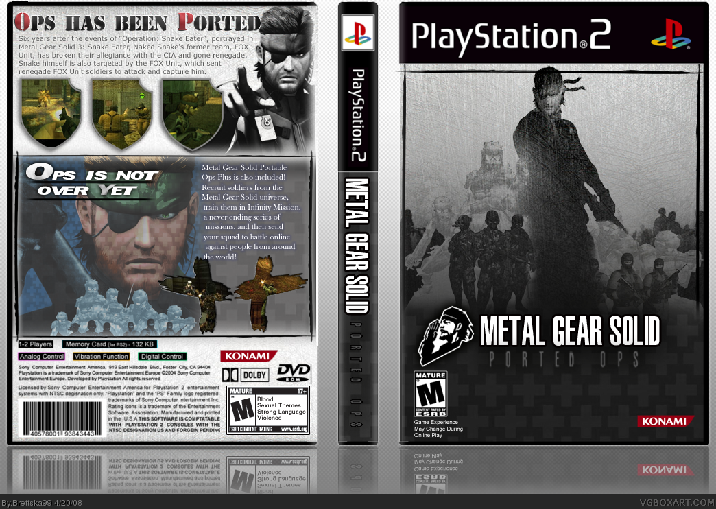 Metal Gear Solid: Ported Ops box cover