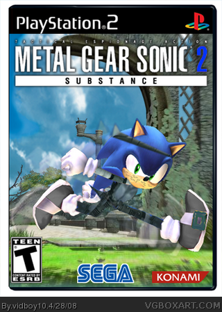 Metal Gear Sonic 2: Substance box cover
