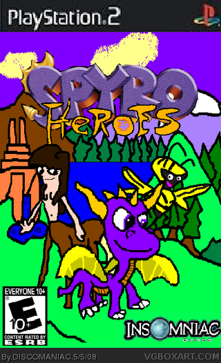 Spyro Heroes box cover