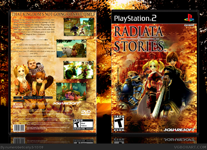 Radiata Stories box art cover