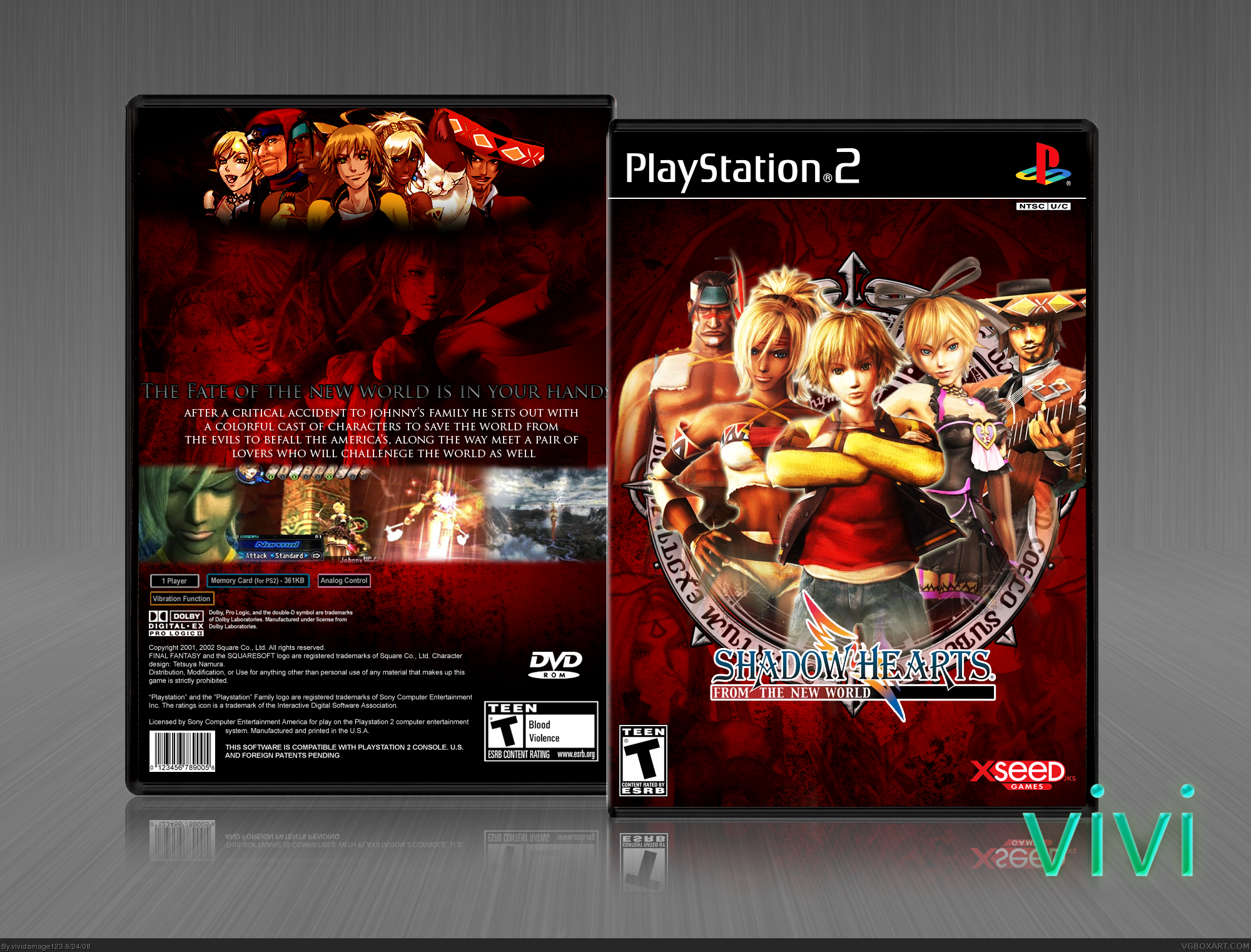 Shadow Hearts: From The New World box cover