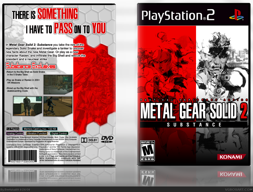 Metal Gear Solid 2 Substance Graphics Comparison PS2