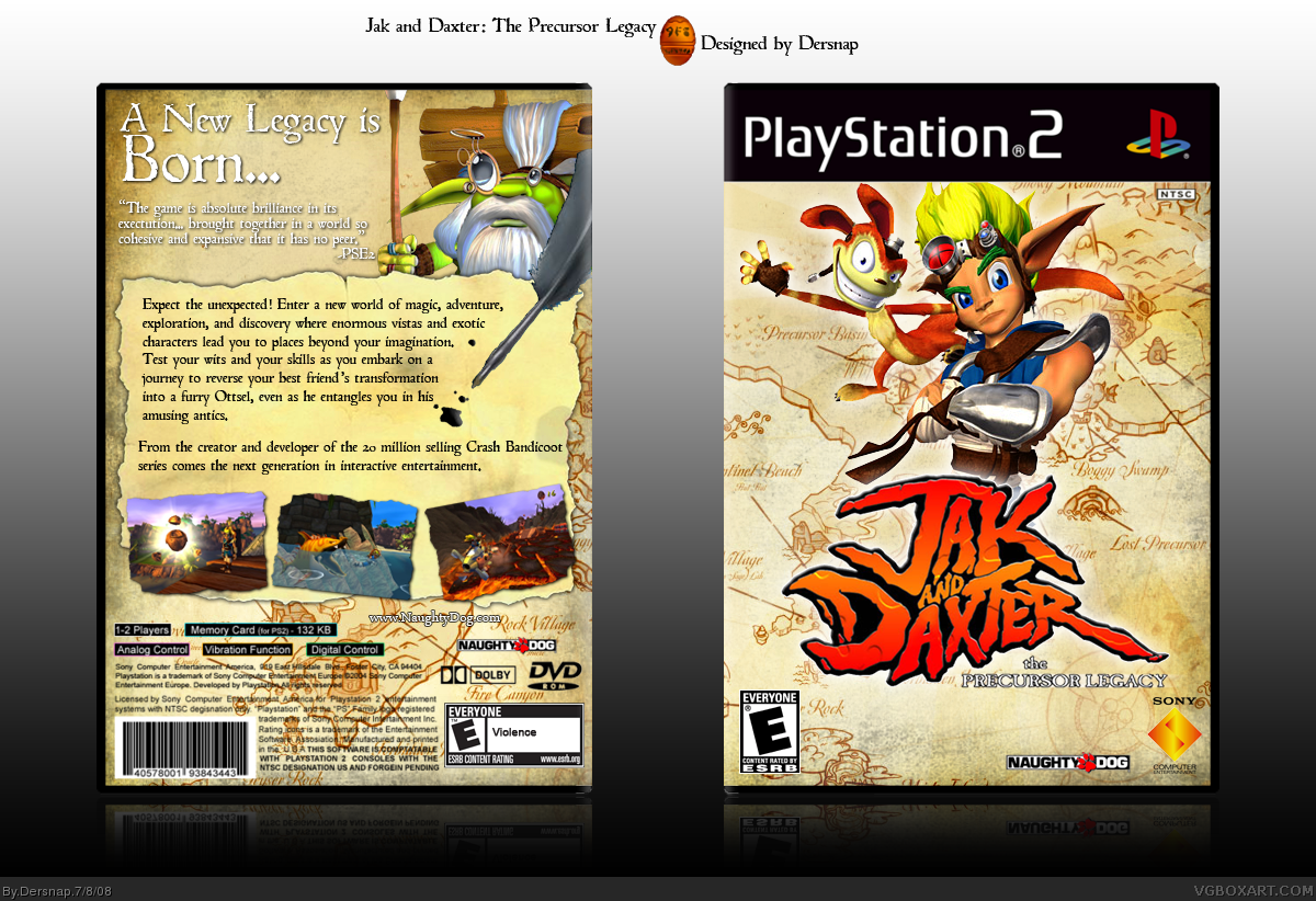 Jak and Daxter: The Precursor Legacy box cover