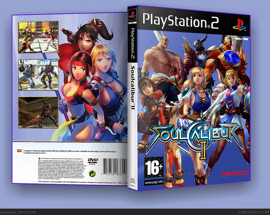 Soulcalibur II box cover