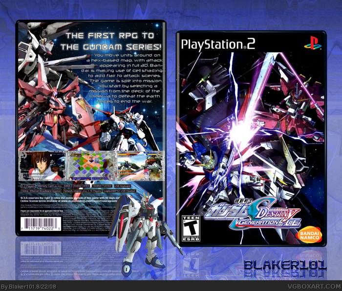 Mobile Suit Gundam Seed Destiny Generation of C.E. box art cover