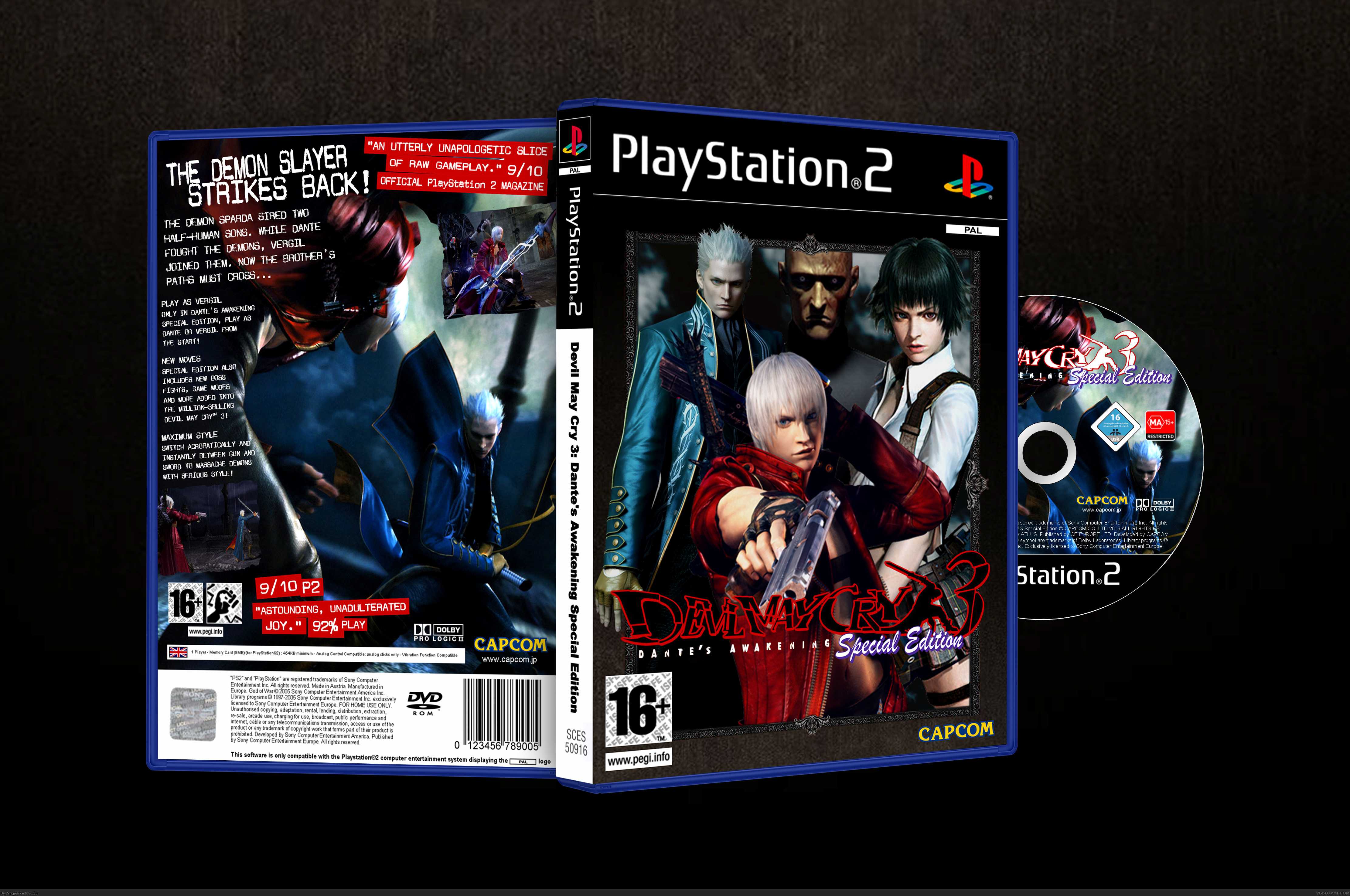 Devil May Cry 3 Special Edition box cover