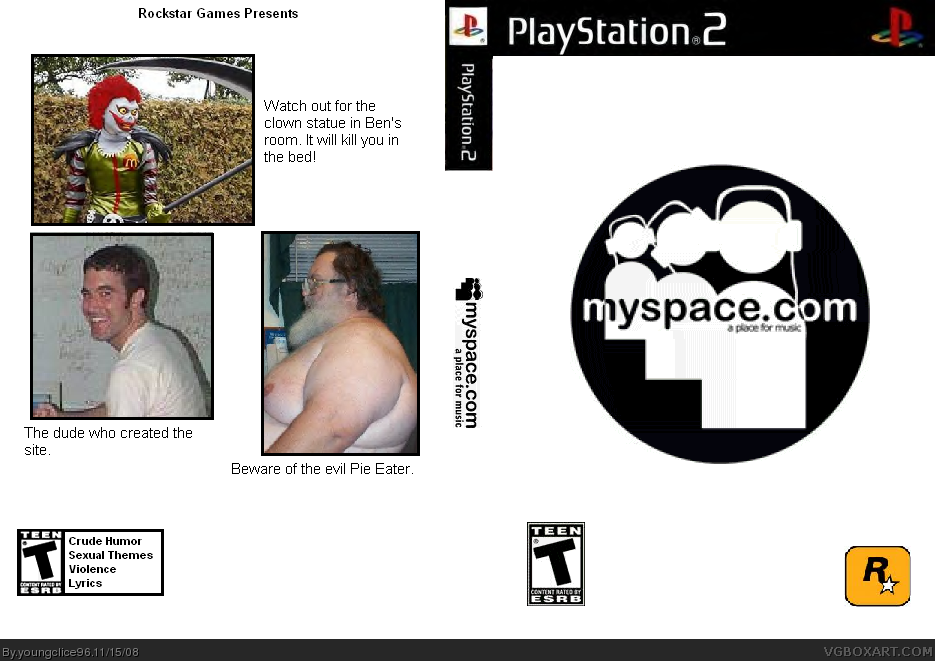 MySpace box cover