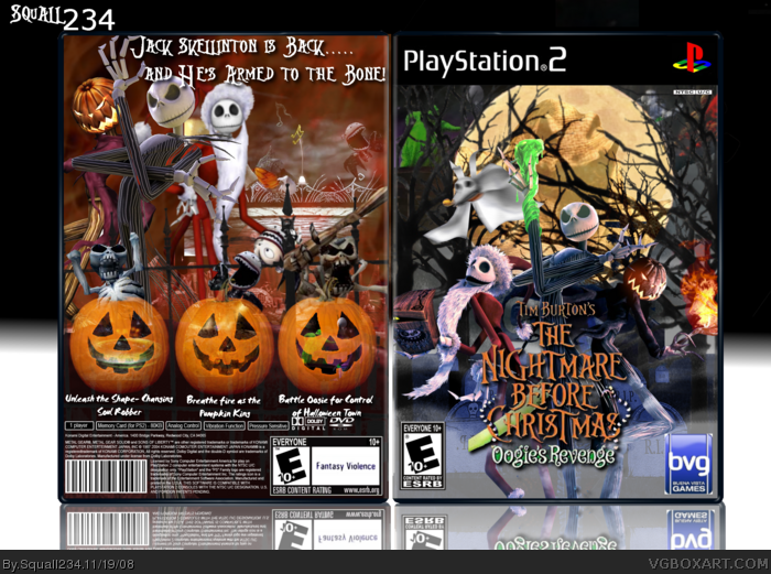 The Nightmare Before Christmas: Oogie's Revenge PlayStation 2 Box Art ...
