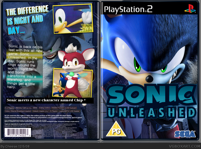 Sonic Unleashed box art cover