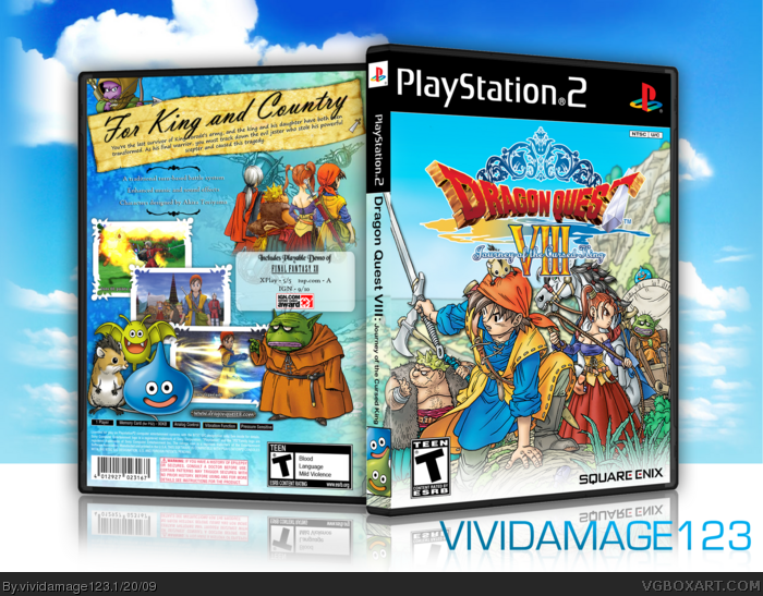 Dragon Quest VIII: Journey of the Cursed King box art cover