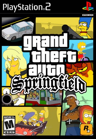 Grand Theft Auto: Springfield box cover