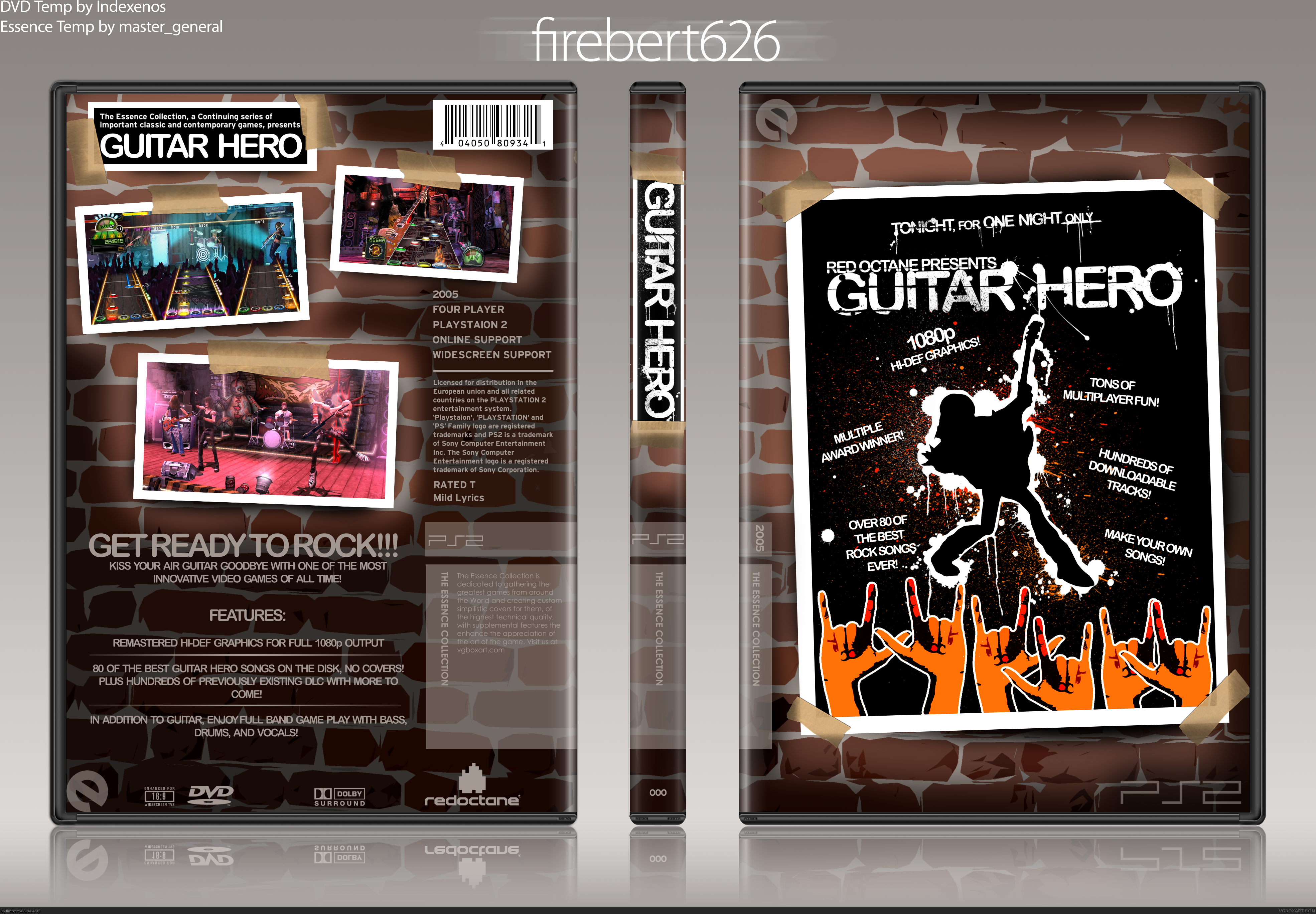 Guitar Hero box cover