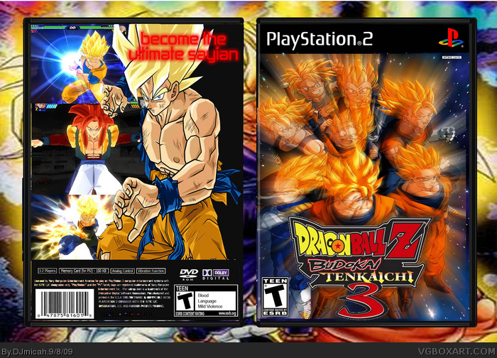 Dragon Ball Z Budokai Tenkaichi 3 PlayStation 2 Box Art