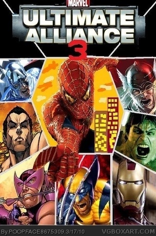 Marvel Ultimate Alliance 3 box cover