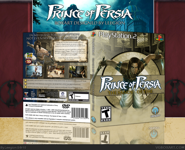 Prince of Persia: Sands of Time box art cover