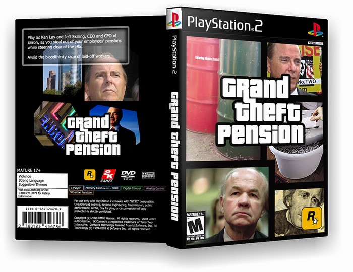 Grand Theft Pension box art cover