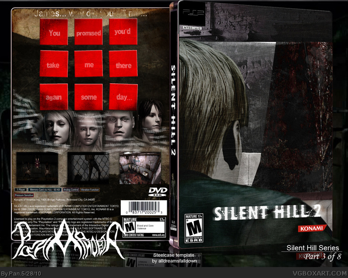 Silent Hill 2 Playstation 2 Box Art Cover By Pan