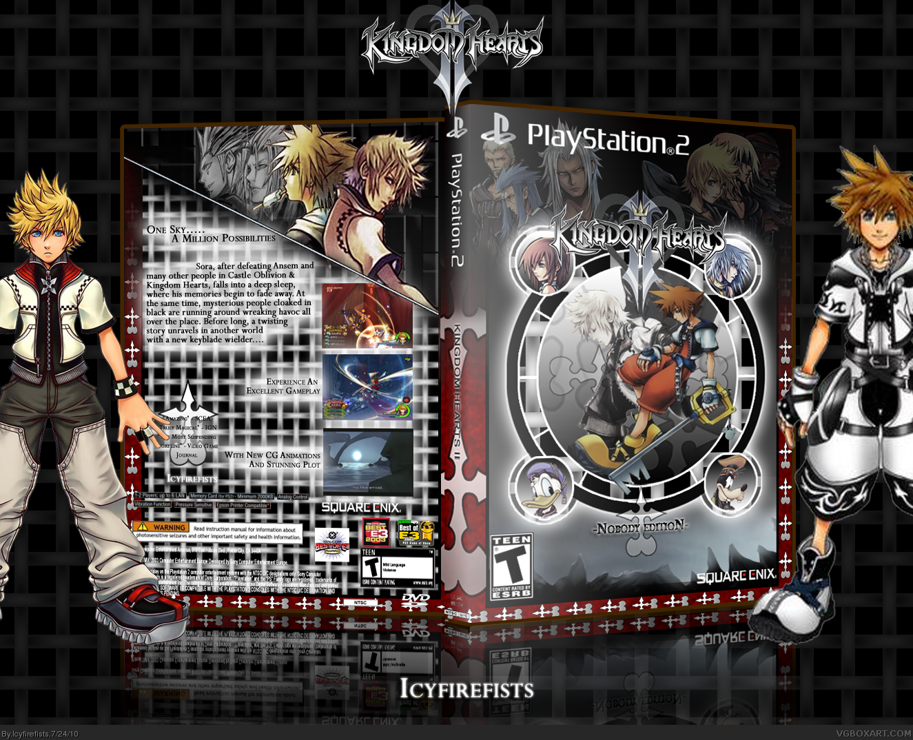Kingdom Hearts II - Nobody Edition box cover