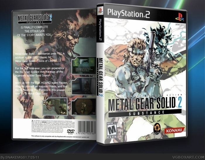 game metal gear solid 2 substance