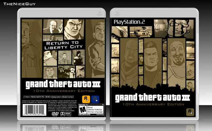 Grand Theft Auto III Anniversary Edition box art cover